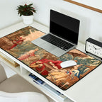 Antique 18th Century Chinoiserie Aubusson Tapestry Francois Boucher Desk Mat Gallery Image 2