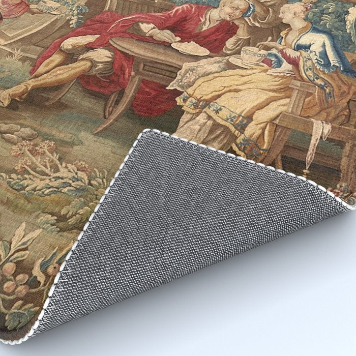 Antique 18th Century Chinoiserie Aubusson Tapestry Francois Boucher Rug Gallery Image 4