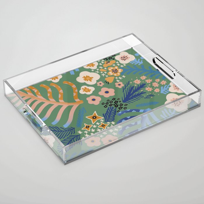 Flowersâ whisper  Acrylic Tray Gallery Image 1