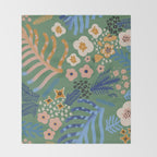 Flowersâ whisper  Throw Blanket Gallery Image 2