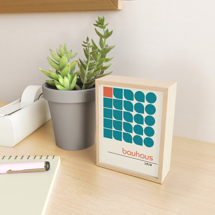 Vintage poster-Bauhaus 1919. Mini Art Print Gallery Image 2