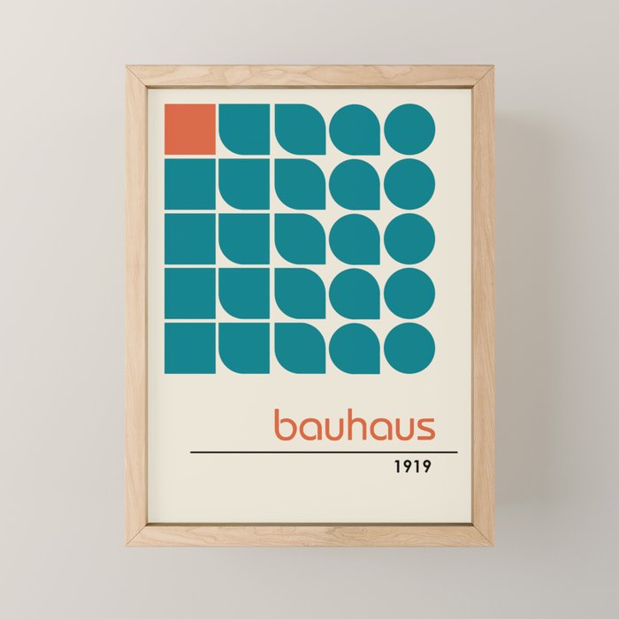 Vintage poster-Bauhaus 1919. Mini Art Print Gallery Image 1