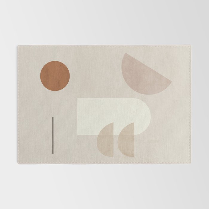 Abstract Minimal Shapes 21 Rug Gallery Image 2
