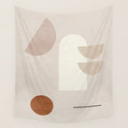 Abstract Minimal Shapes 21 Wall Tapestry Gallery Image 4