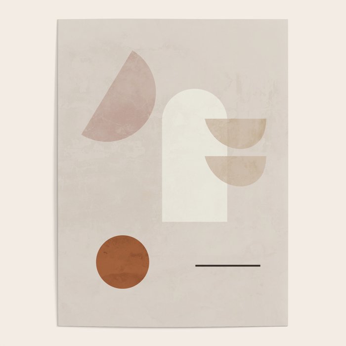 Abstract Minimal Shapes 21 Poster Gallery Image 1