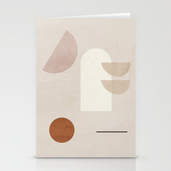 Abstract Minimal Shapes 21 Stationery Card Gallery Image 2