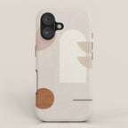 Abstract Minimal Shapes 21 iPhone Case Gallery Image 1