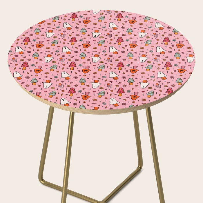 Spooky Mushroom Print Side Table Gallery Image 2