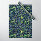 Botanical Night Bloom Wrapping Paper Gallery Image 1