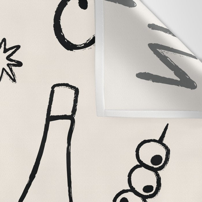 Cheers. Cheese and Wine Wall Tapestry Gallery Image 3