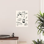 Cheers. Cheese and Wine Poster Gallery Image 2