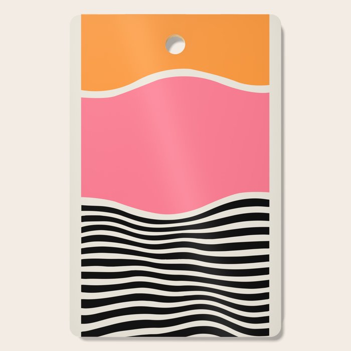 Wavy Ripples: Mid Century Edition Cutting Board Gallery Image 1
