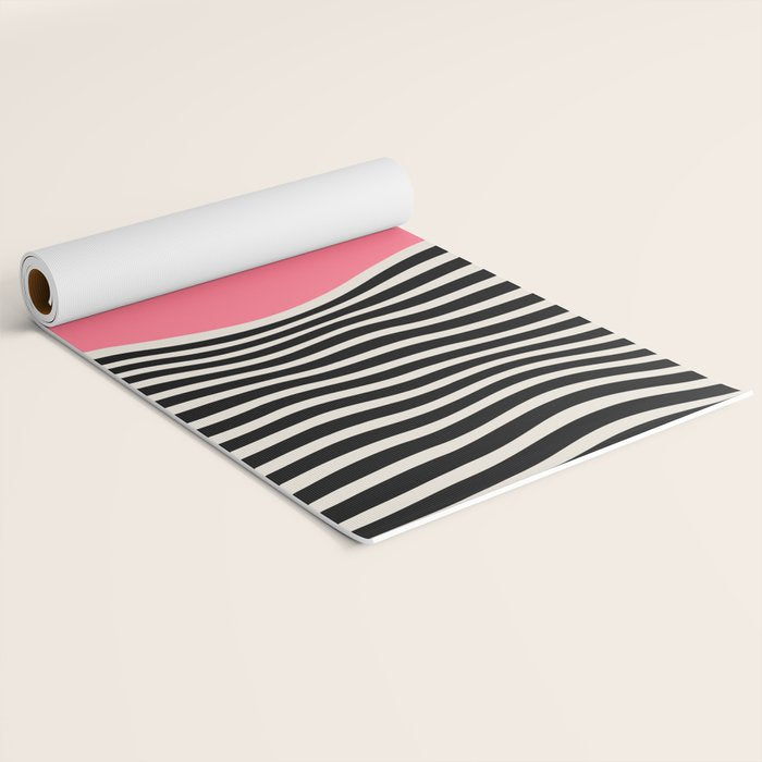 Wavy Ripples: Mid Century Edition Yoga Mat Gallery Image 2