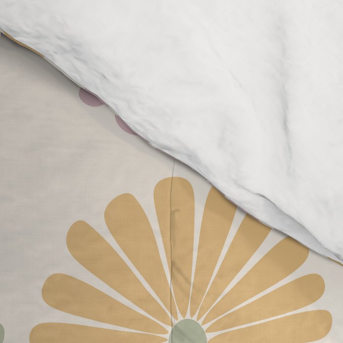 Retro Summer Daisies III Comforter Gallery Image 4