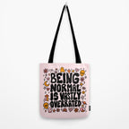 Being Normal is Overrated Tote Bag Gallery Image 2