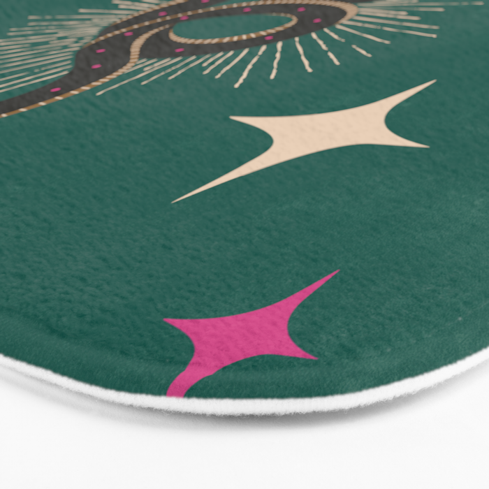 Slither - Green Bath Mat Gallery Image 3