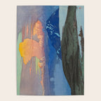 Japan Alps Vintage Beautiful Japanese Woodblock Print Hiroshi Yoshida Landscape Poster Gallery Image 4