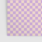Check V - Lilac â Checkerboard Print Poster Gallery Image 3