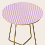 Check V - Lilac â Checkerboard Print Side Table Gallery Image 2