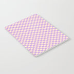 Check V - Lilac â Checkerboard Print Notebook Gallery Image 2