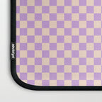 Check V - Lilac â Checkerboard Print Laptop Sleeve Gallery Image 3
