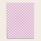 Check V - Lilac â Checkerboard Print Notebook Gallery Image 4