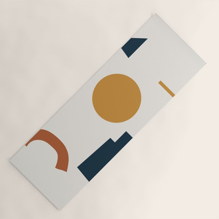 Abstract Shapes 8 Yoga Mat Gallery Image 1