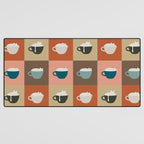 Catpuccino 2x2 Desk Mat Gallery Image 3