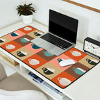 Catpuccino 2x2 Desk Mat Gallery Image 2