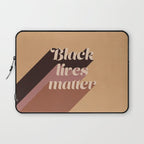 Black Lives Matter #typography Laptop Sleeve Gallery Image 1