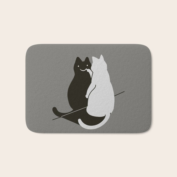 Be Pawsitive Bath Mat Gallery Image 1