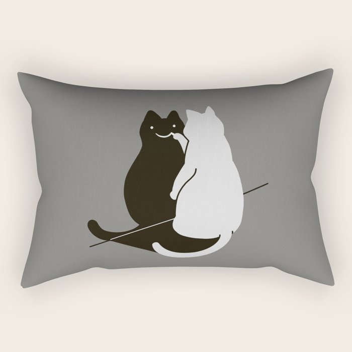 Be Pawsitive Rectangular Pillow Gallery Image 2