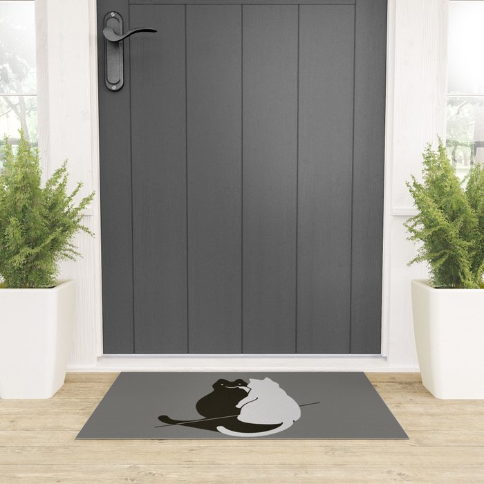 Be Pawsitive Welcome Mat Gallery Image 3