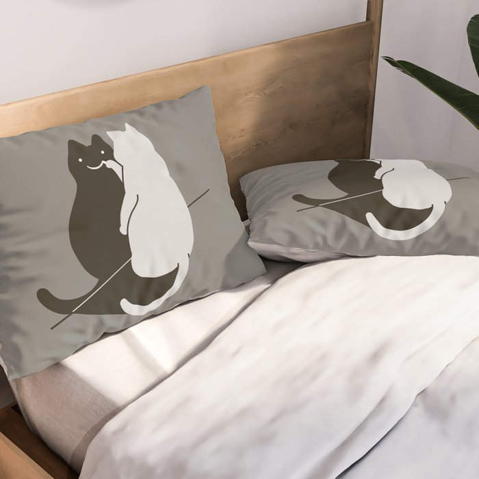 Be Pawsitive Pillow Sham Gallery Image 2