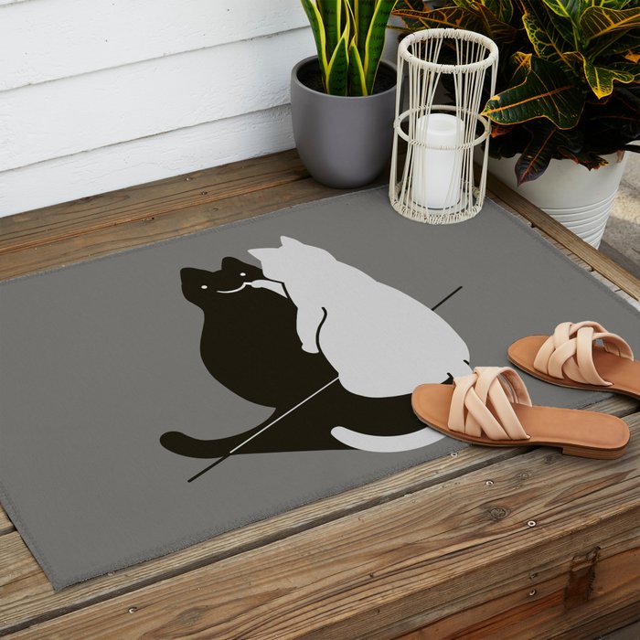 Be Pawsitive Outdoor Rug Gallery Image 2