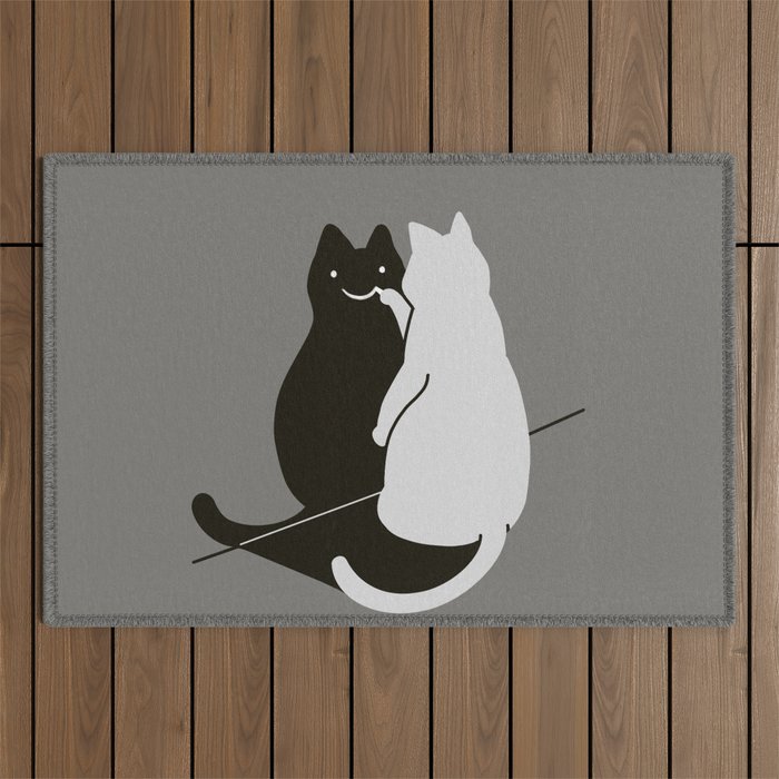 Be Pawsitive Outdoor Rug Gallery Image 1