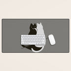 Be Pawsitive Desk Mat Gallery Image 1