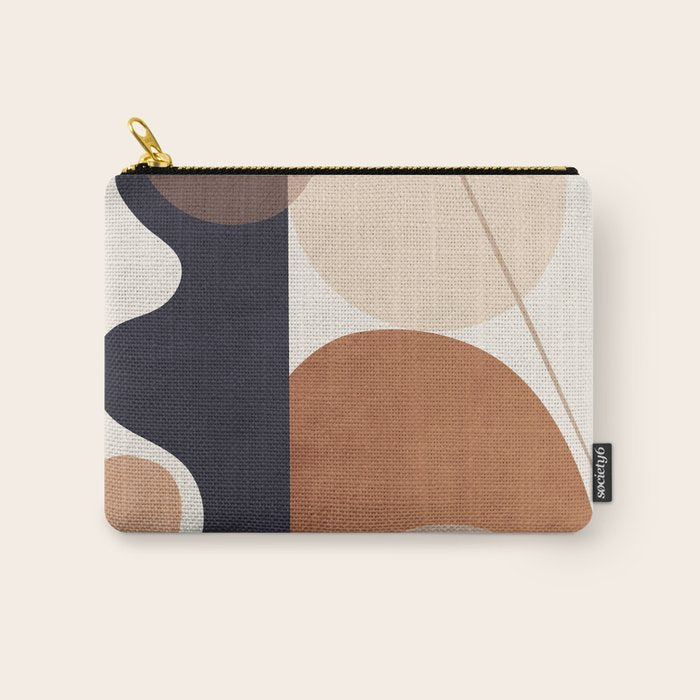 Abstract Minimal Shapes 218 Carry All Pouch Gallery Image 1