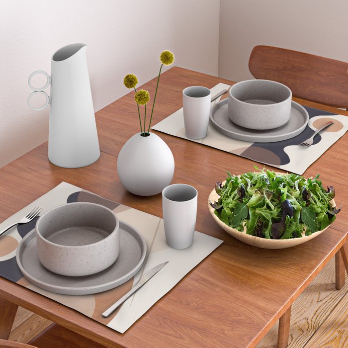 Abstract Minimal Shapes 218 Placemat Gallery Image 2