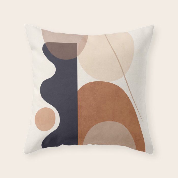 Abstract Minimal Shapes 218 Throw Pillow Gallery Image 6