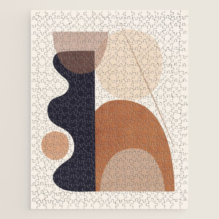 Abstract Minimal Shapes 218 Jigsaw Puzzle Gallery Image 1