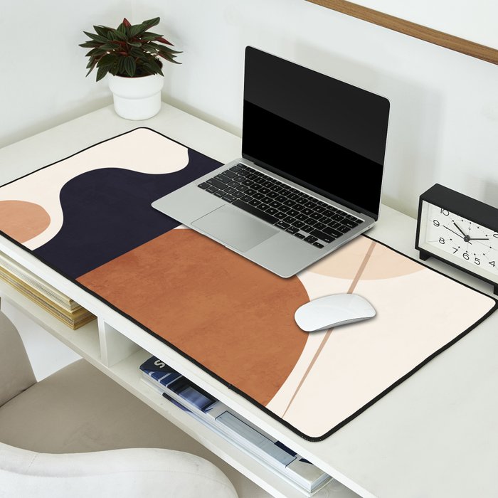 Abstract Minimal Shapes 218 Desk Mat Gallery Image 2