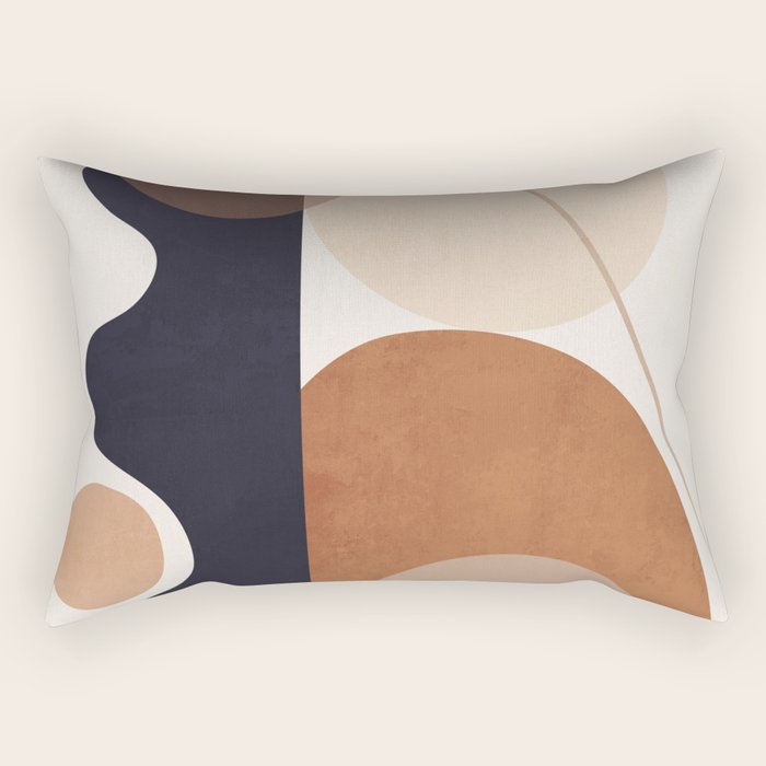 Abstract Minimal Shapes 218 Rectangular Pillow Gallery Image 1