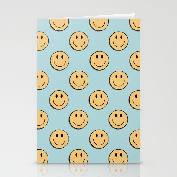 smiley face 90s Stationery Card Gallery Image 2