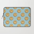 smiley face 90s Laptop Sleeve Gallery Image 1