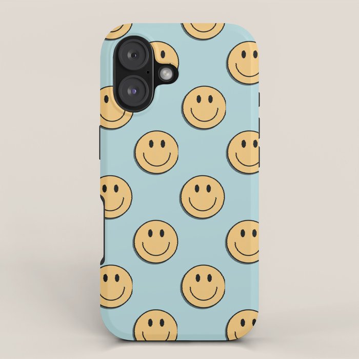 smiley face 90s iPhone Case Gallery Image 1