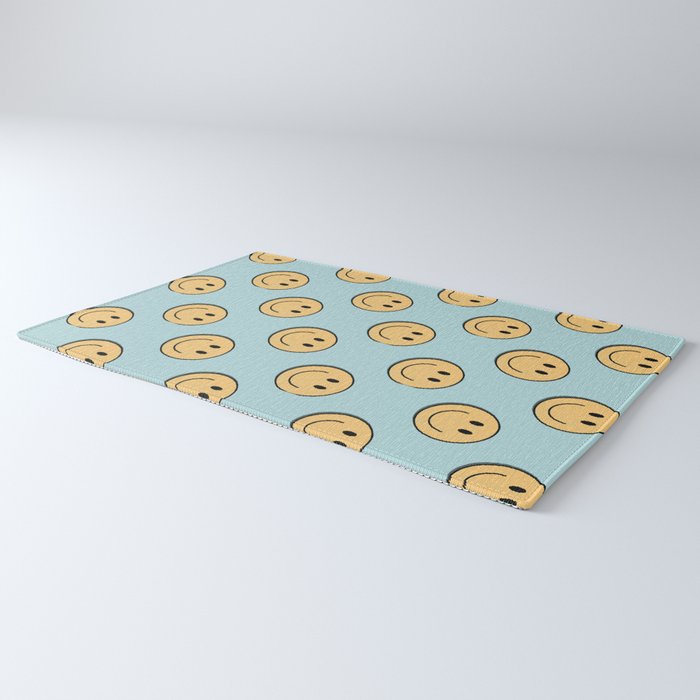 smiley face 90s Rug Gallery Image 3