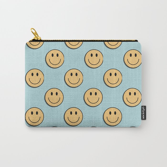 smiley face 90s Carry All Pouch Gallery Image 1