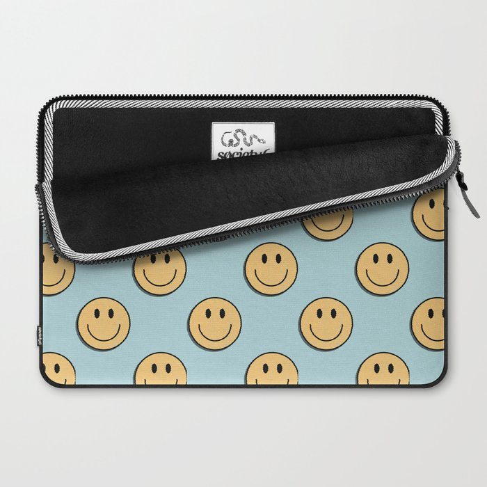 smiley face 90s Laptop Sleeve Gallery Image 2