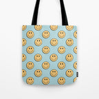 smiley face 90s Tote Bag Gallery Image 1